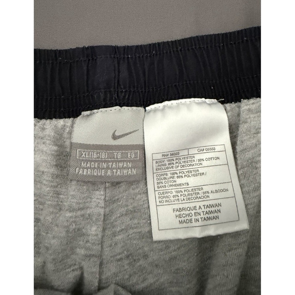 Nike Sweatpants Size Mens XL Navy Blue Parachute Lining 90's Vintage Track Pants - Picture 4 of 12